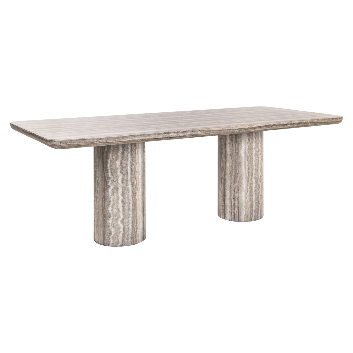 Masă dining Dulce, gri, 225 cm (denizly)