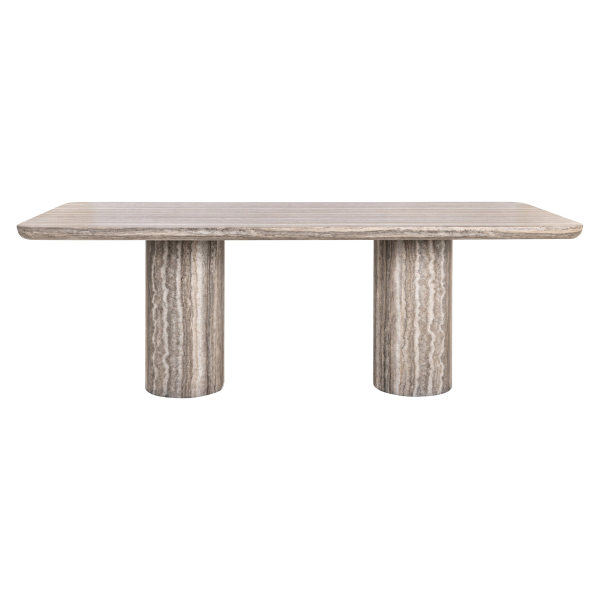 Masă dining Dulce, gri, 225 cm (denizly)