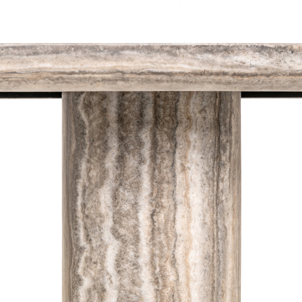 Masă dining Dulce, gri, 225 cm (denizly)