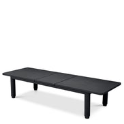 Masă dining extensibilă Atelier L, furnir de stejar gri cărbune