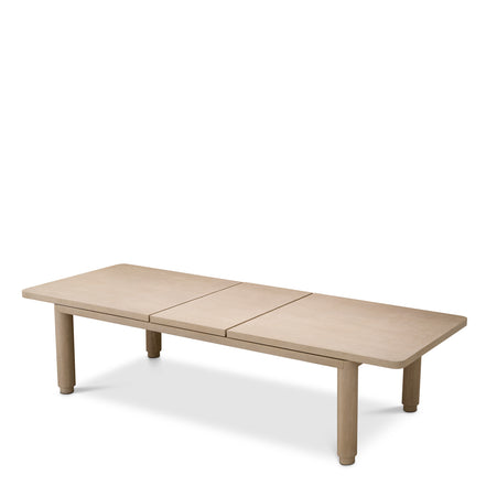 Masă dining extensibilă Atelier S, furnir de stejar spălat