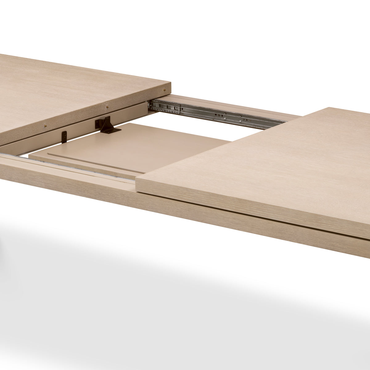 Masă dining extensibilă Atelier S, furnir de stejar spălat