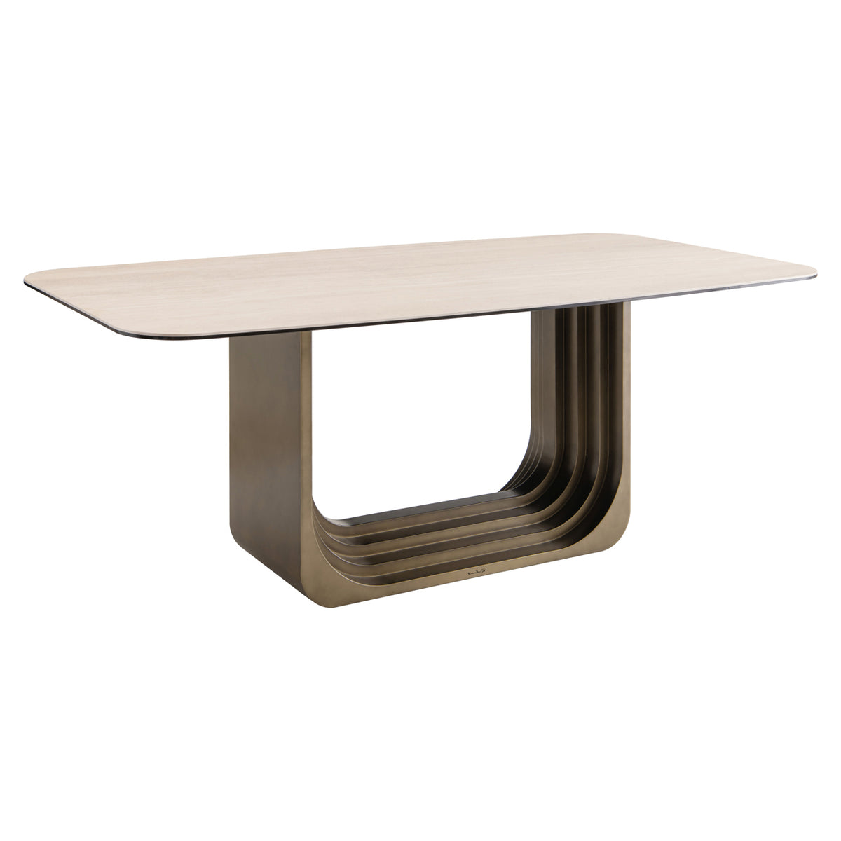 Masă dining Maxfield, bej, 200 cm