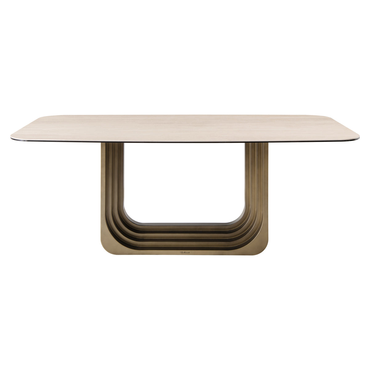 Masă dining Maxfield, bej, 200 cm