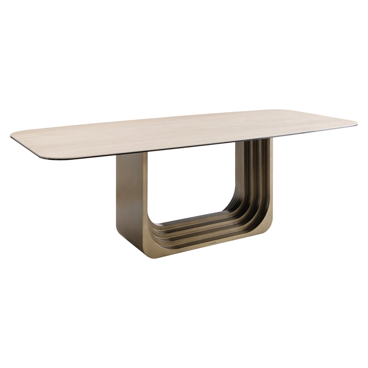Masă dining Maxfield, bej, 230 cm