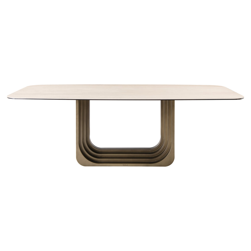 Masă dining Maxfield, bej, 230 cm
