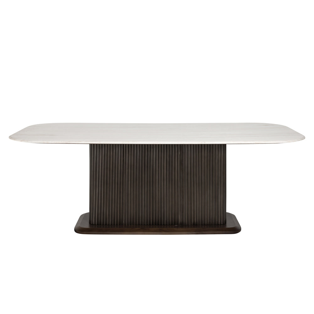 Masă dining Mayfield, maro, 230 cm