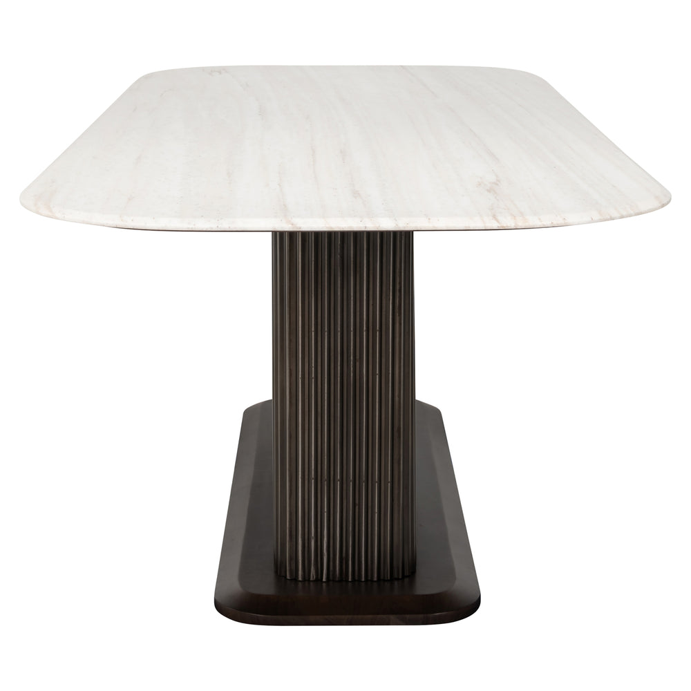 Masă dining Mayfield, maro, 230 cm