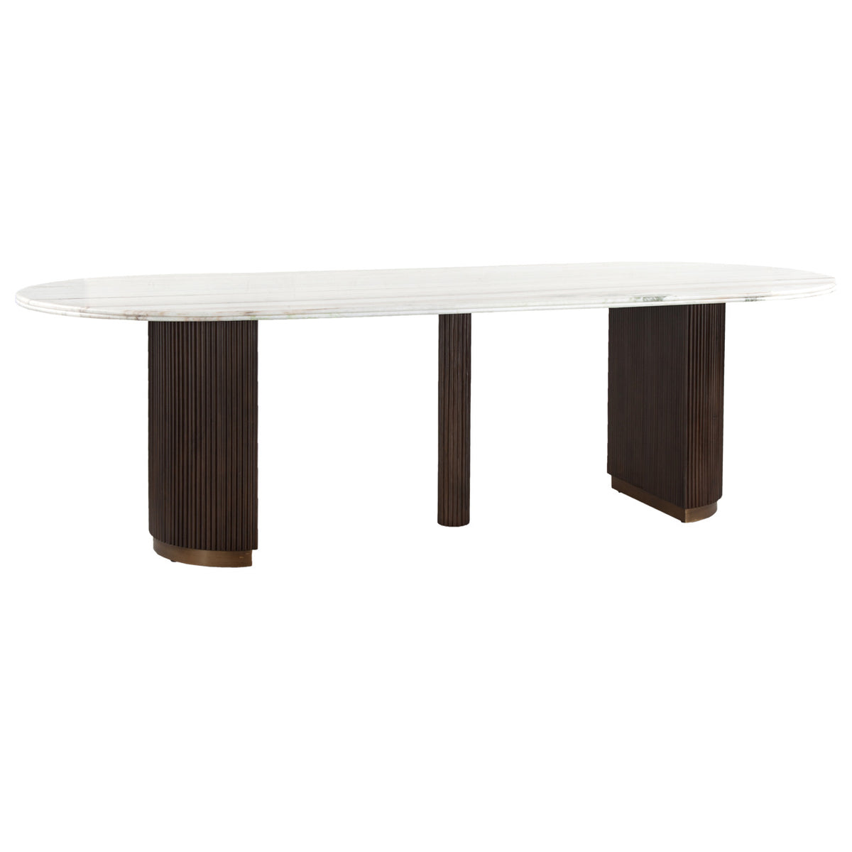 Masă dining Mayfield, maro, 250 cm