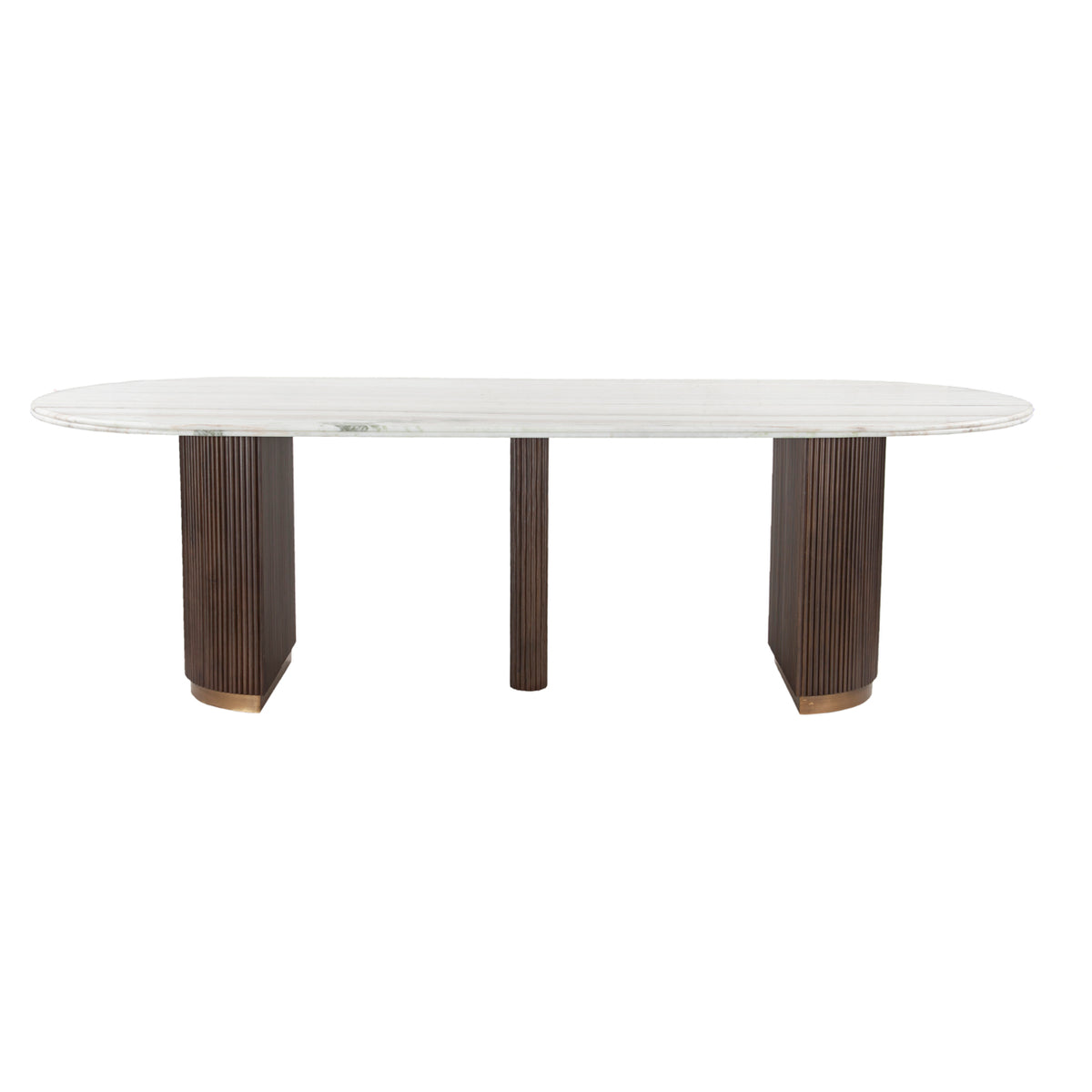 Masă dining Mayfield, maro, 250 cm