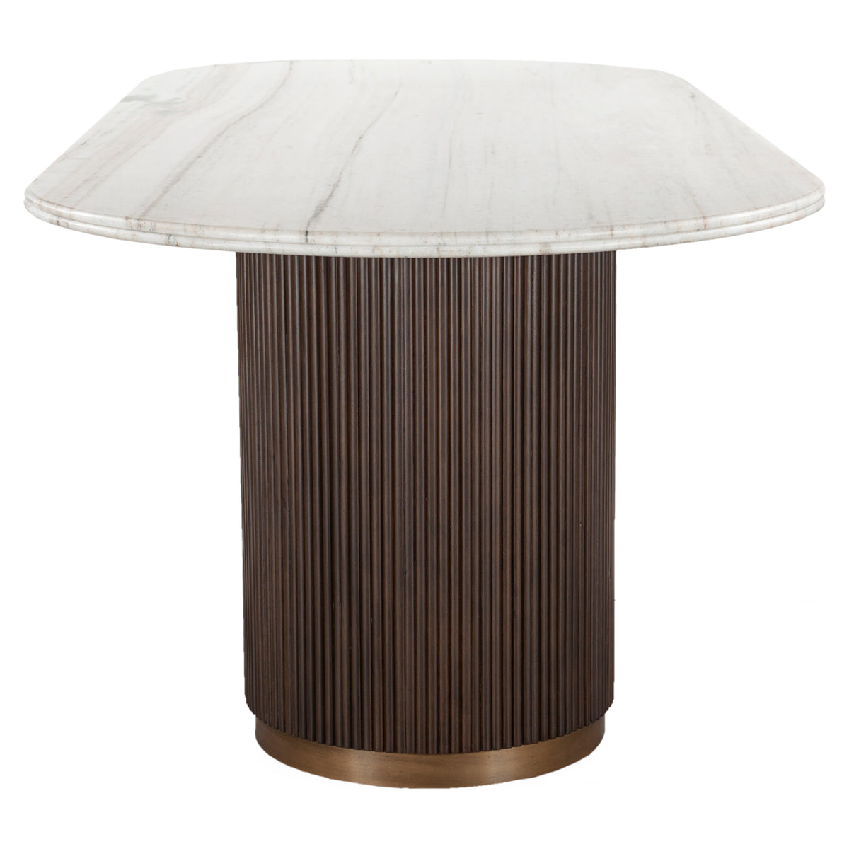 Masă dining Mayfield, maro, 250 cm