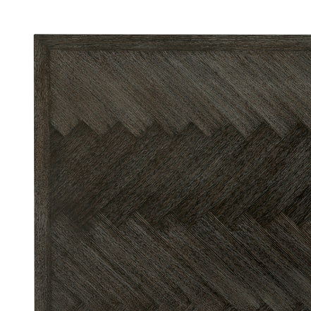 Masă dining Melchior, furnir de stejar cărbune, 300 cm