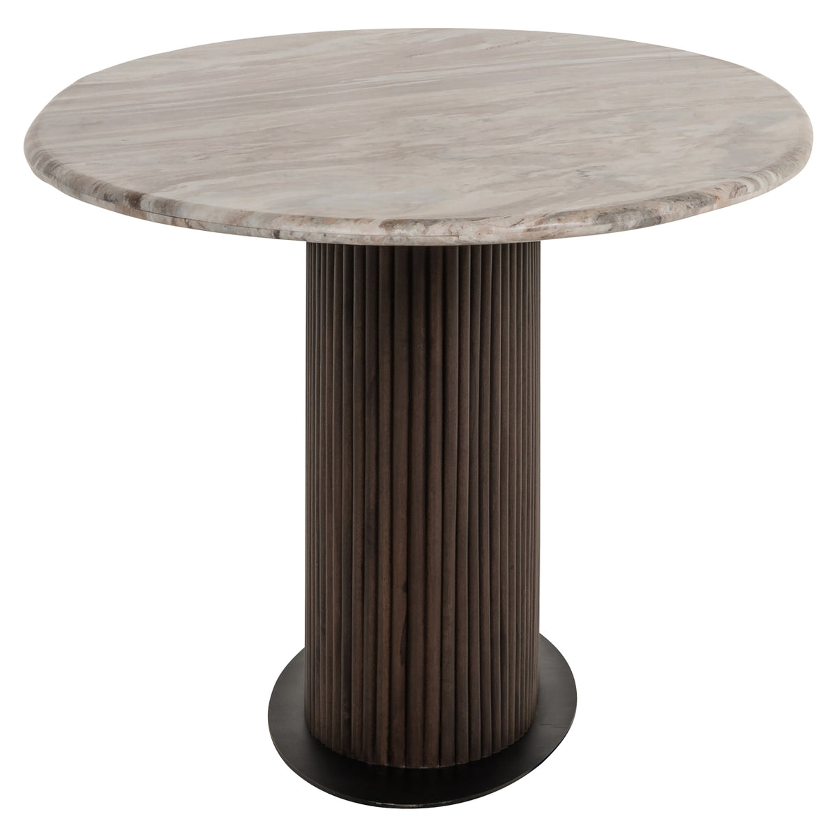 Masă dining Rashford, blush bej, oval, 200 cm