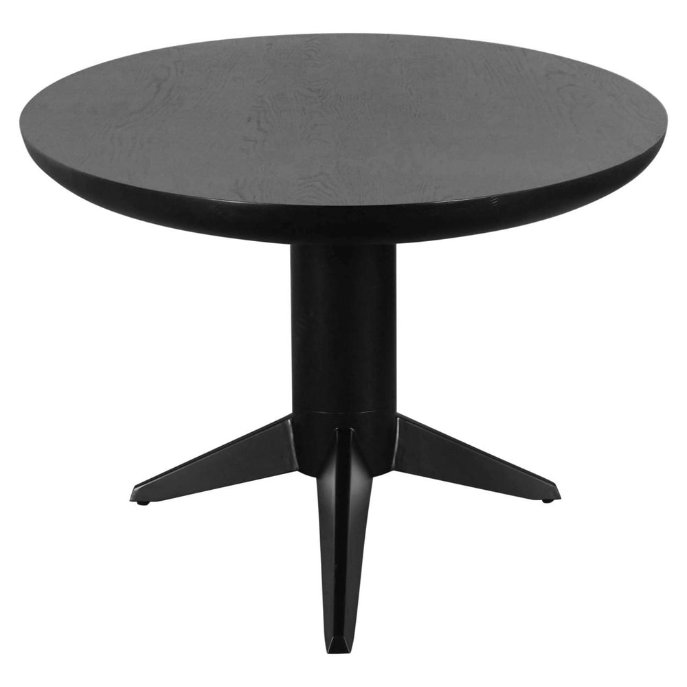 Masă dining Rayford, negru, ovală, 230 cm