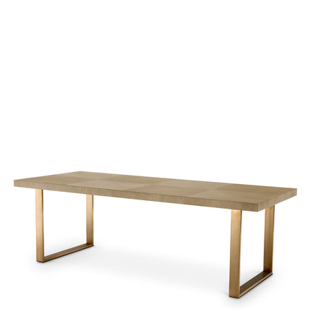 Masă dining Remington 230 cm, furnir de stejar spălat