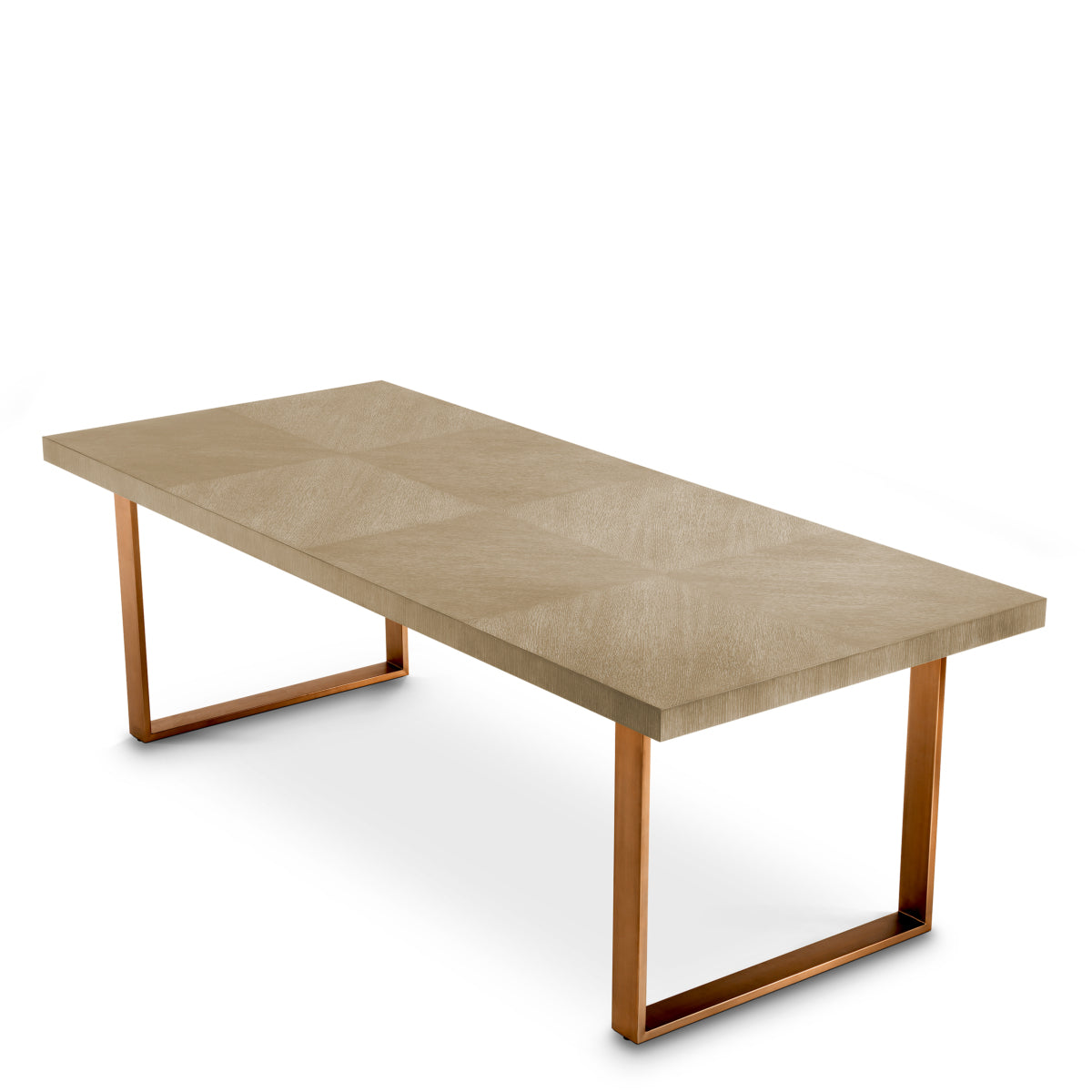 Masă dining Remington 230 cm, furnir de stejar spălat