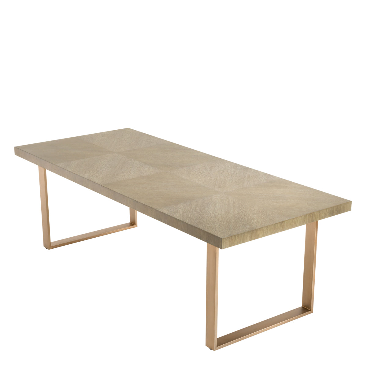 Masă dining Remington 230 cm, furnir de stejar spălat