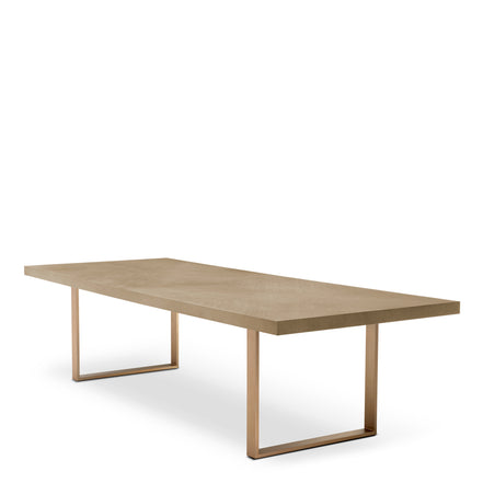 Masă dining Remington 300 cm, furnir de stejar spălat
