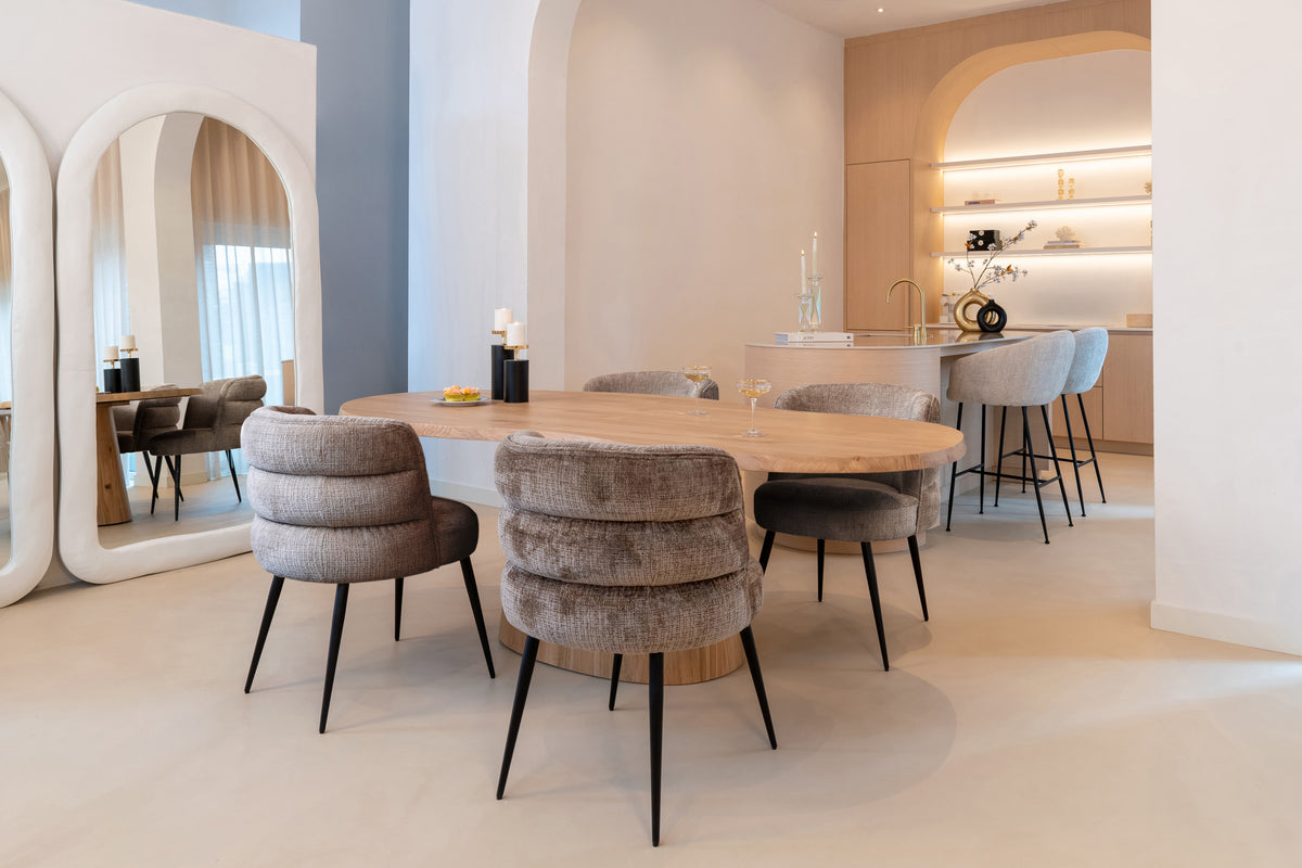 Masă dining Riva, stejar natural, 230 cm – ambient