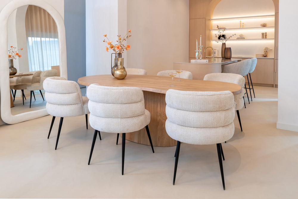 Masă dining Riva, stejar natural, 230 cm – ambient