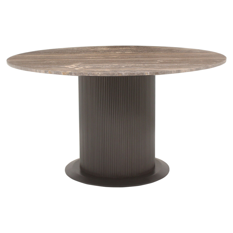 Masă dining Russo, ash brown, Ø 140 cm