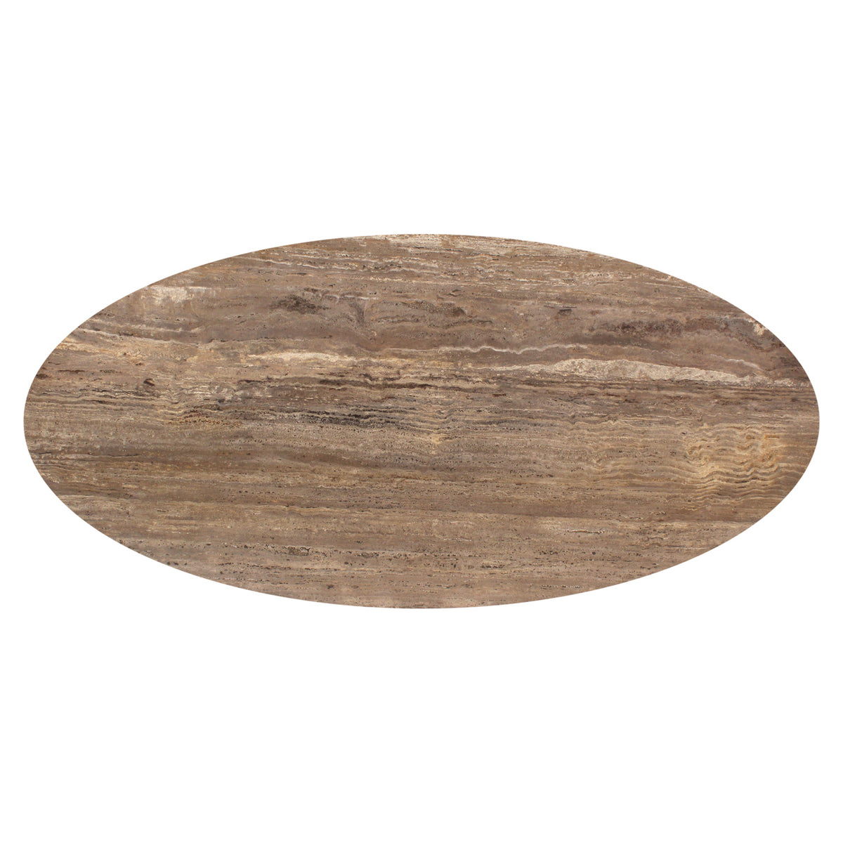 Masă dining Russo, ash brown, oval, 235 cm