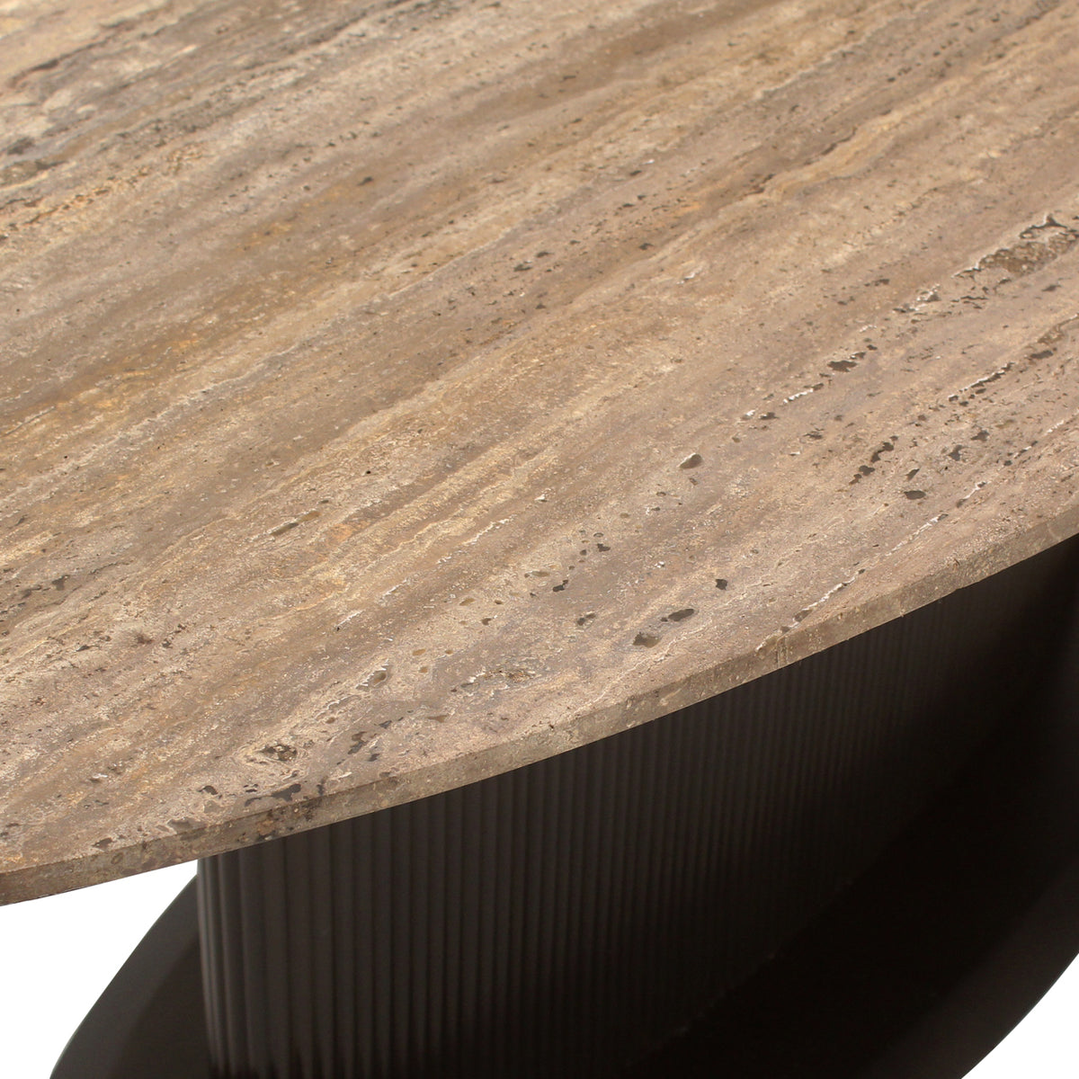 Masă dining Russo, ash brown, oval, 235 cm