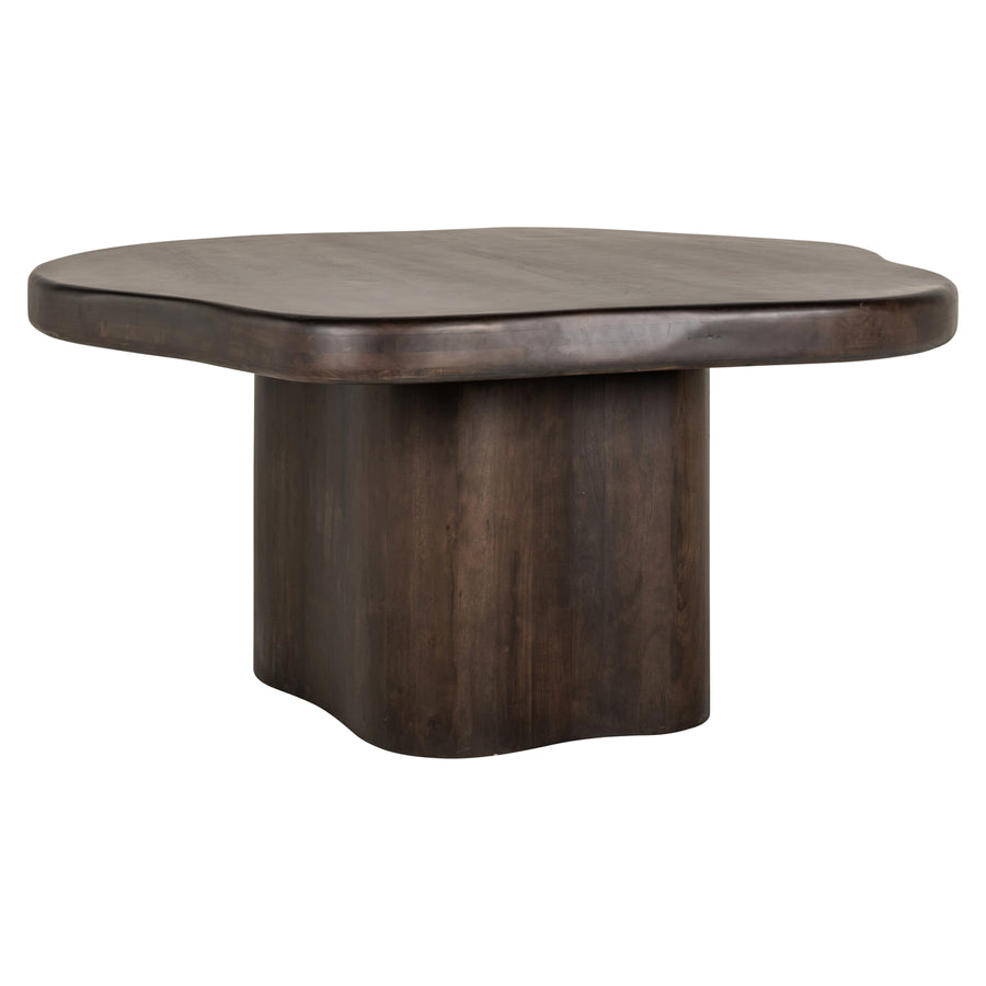 Masă dining Sherman, maro închis, 150 cm