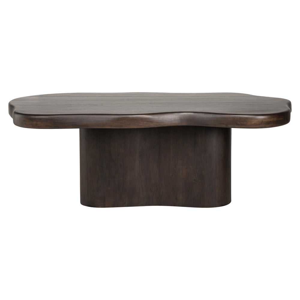 Masă dining Sherman, maro închis, 230 x 139 cm