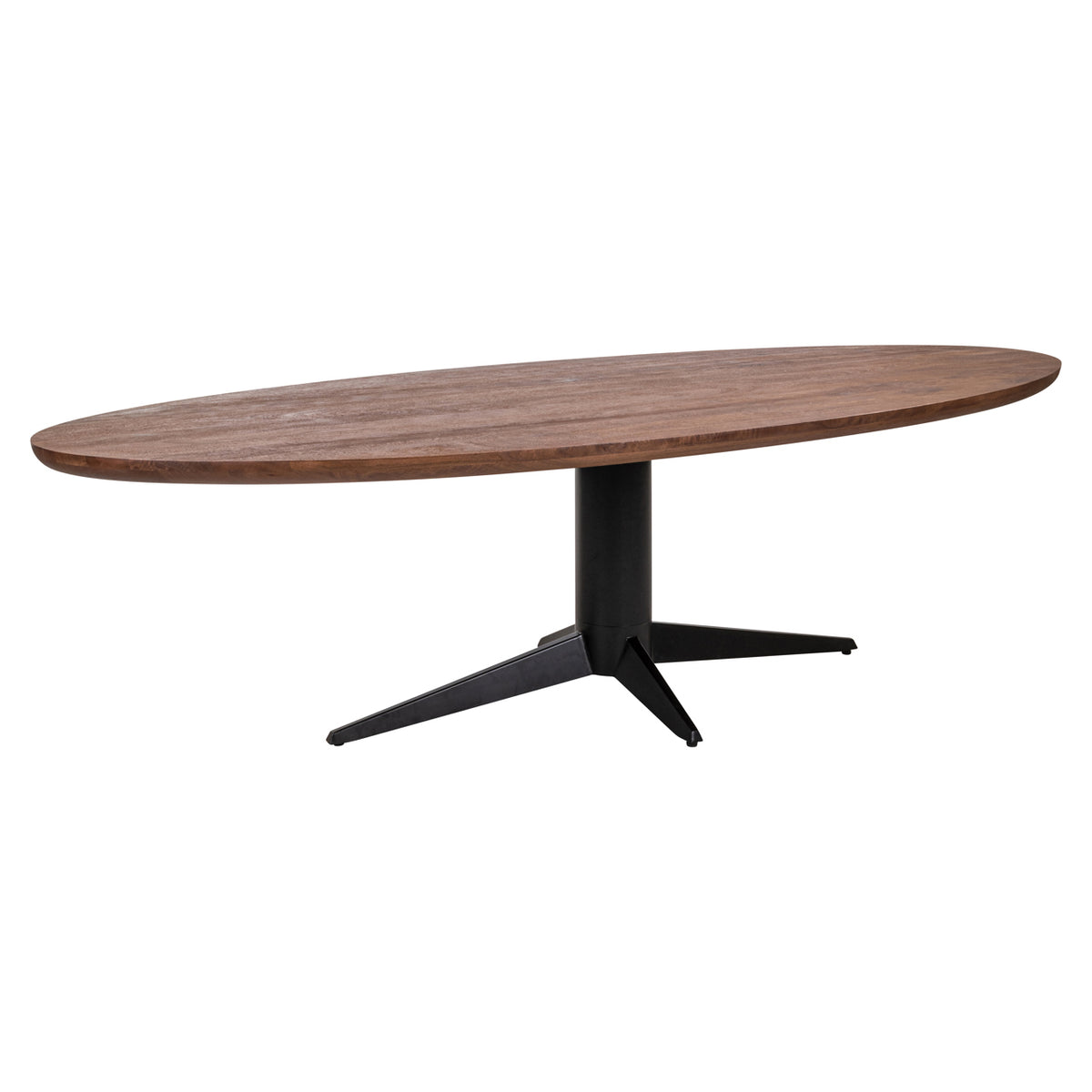 Masă dining Stafford, spicebrown, ovală, 280 cm