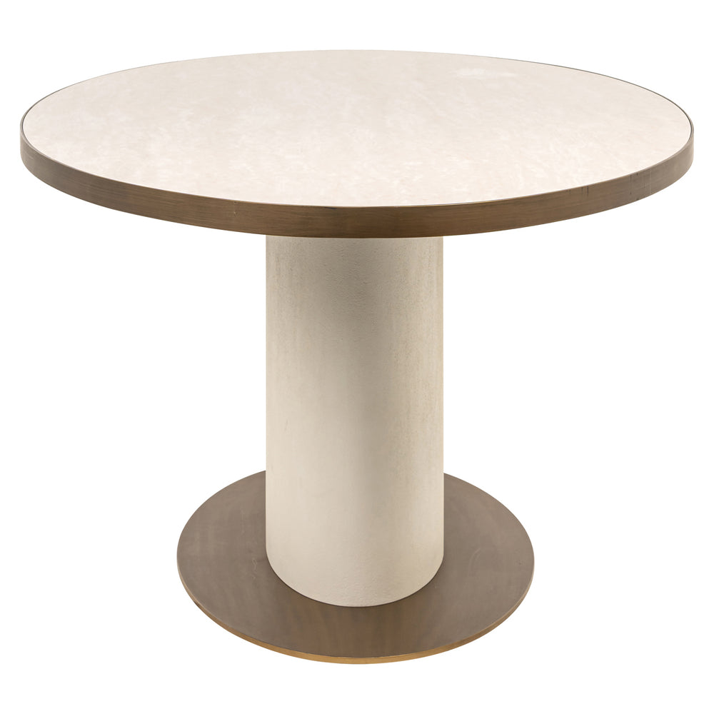 Masă dining Tivoli, alb, ovală, 230 cm