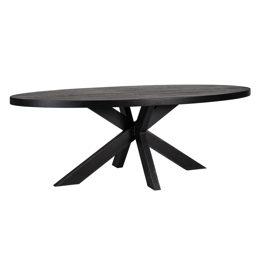 Masă dining Watson, negru, 235 cm