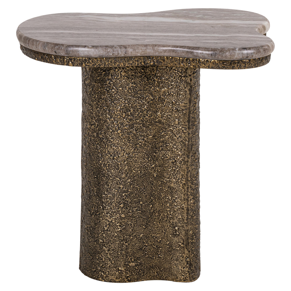 Măsuță auxiliară Abandos, alamă antichizată