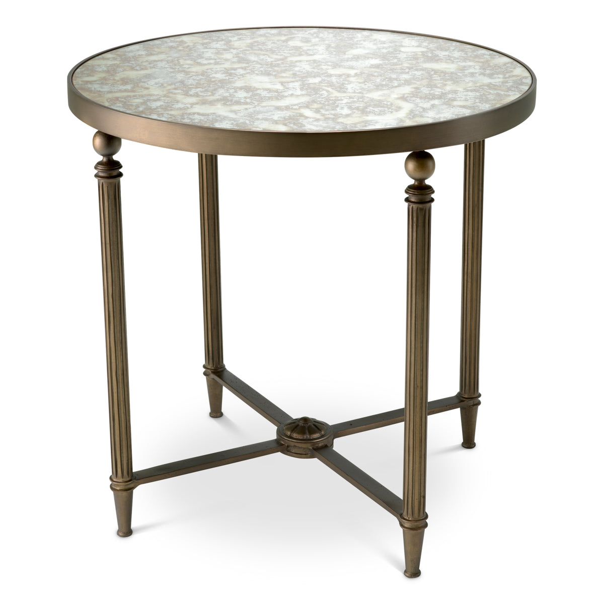 Măsuță auxiliară Bowery, finisaj bronz
