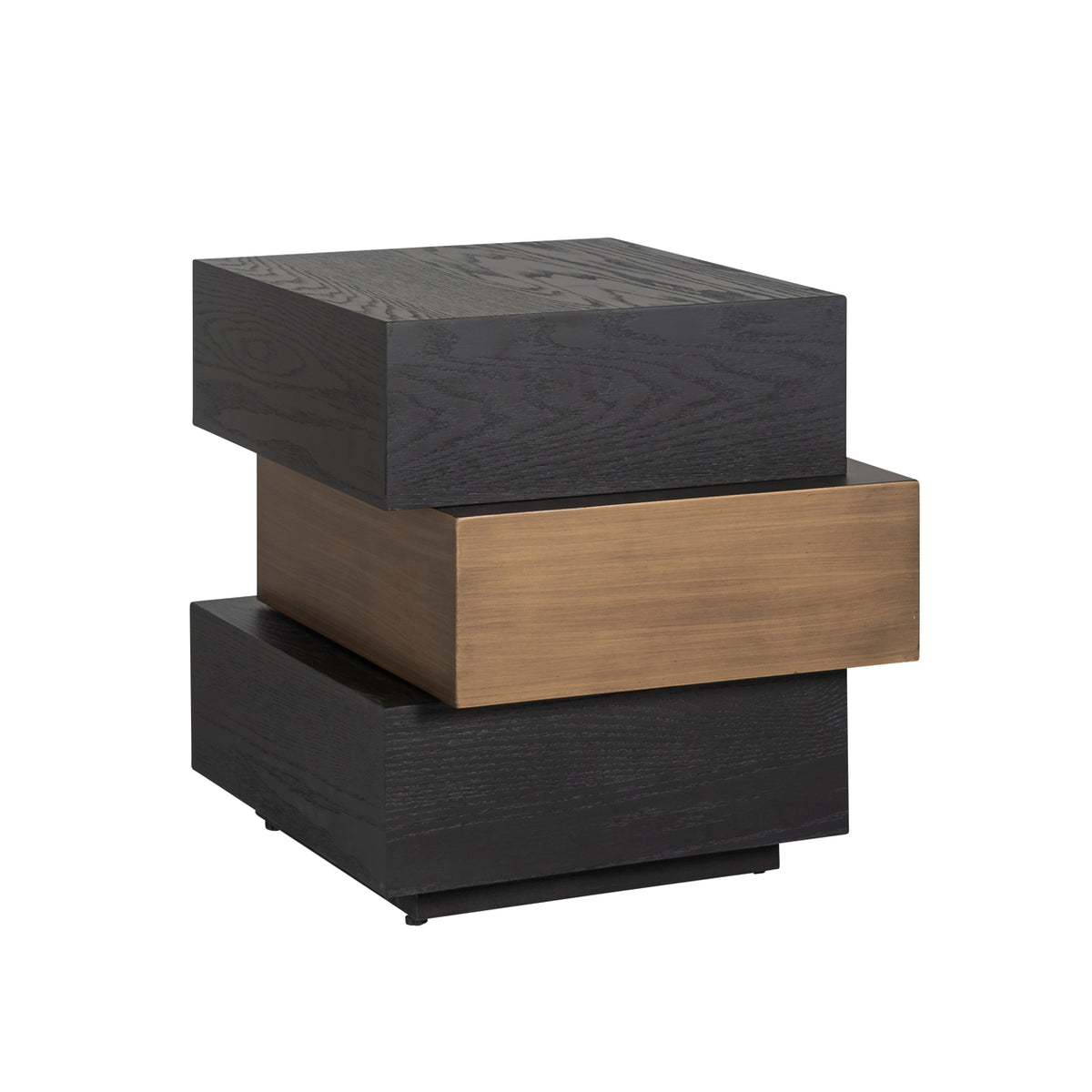 Măsuță auxiliară Cambon, dark coffee, L. 52,5 x l. 57,5 x Î. 55 cm