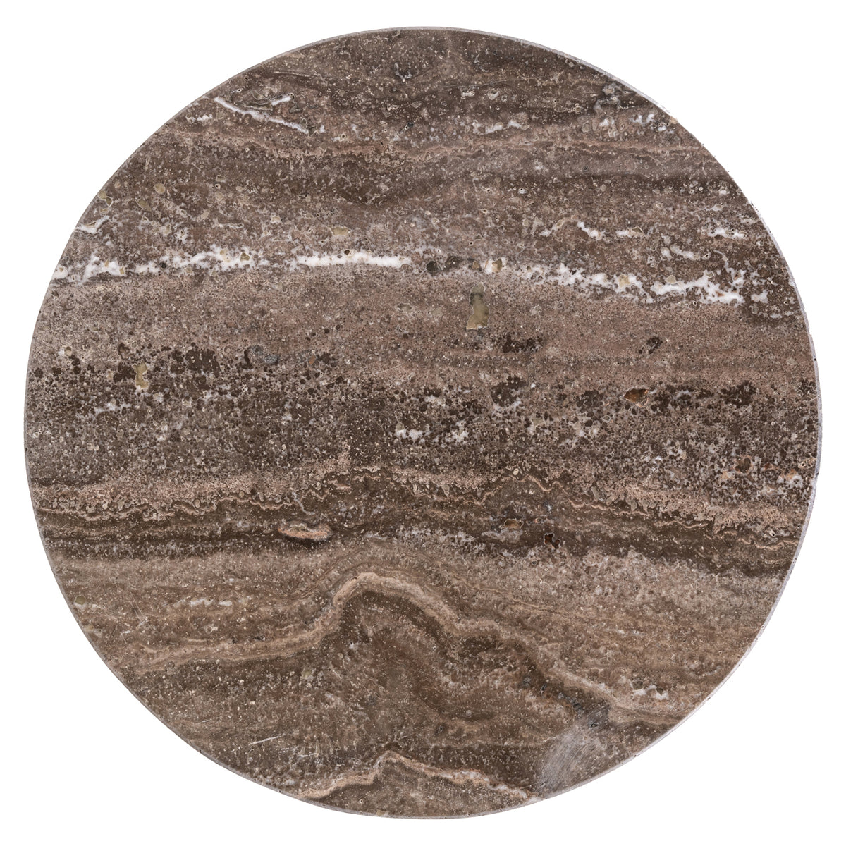 Măsuță auxiliară Eldora, bronz, Ø 30 cm