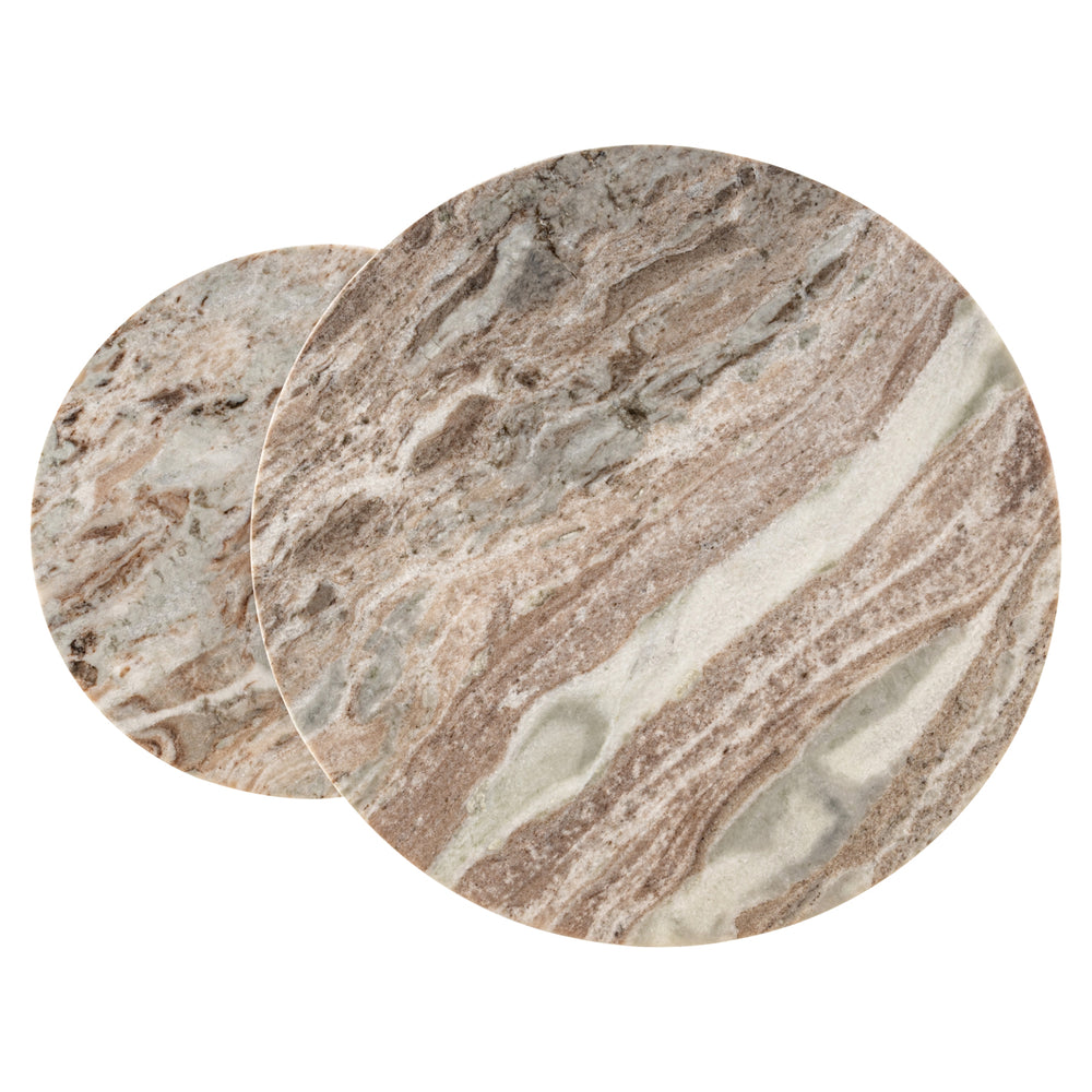 Măsuță auxiliară Fairfax, clay (set de 2)