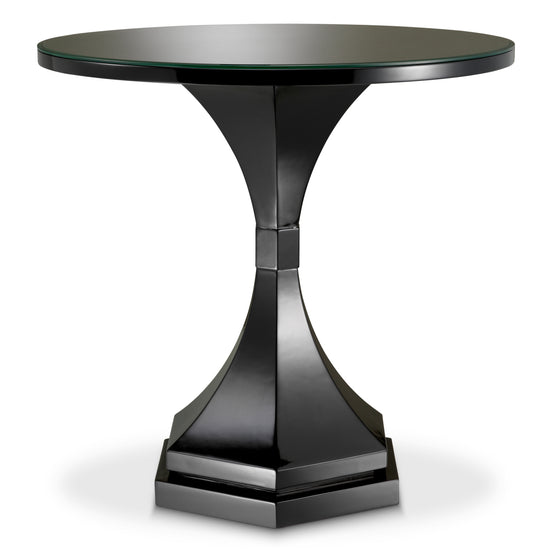 Măsuță auxiliară Harlem, negru lucios (piano black)