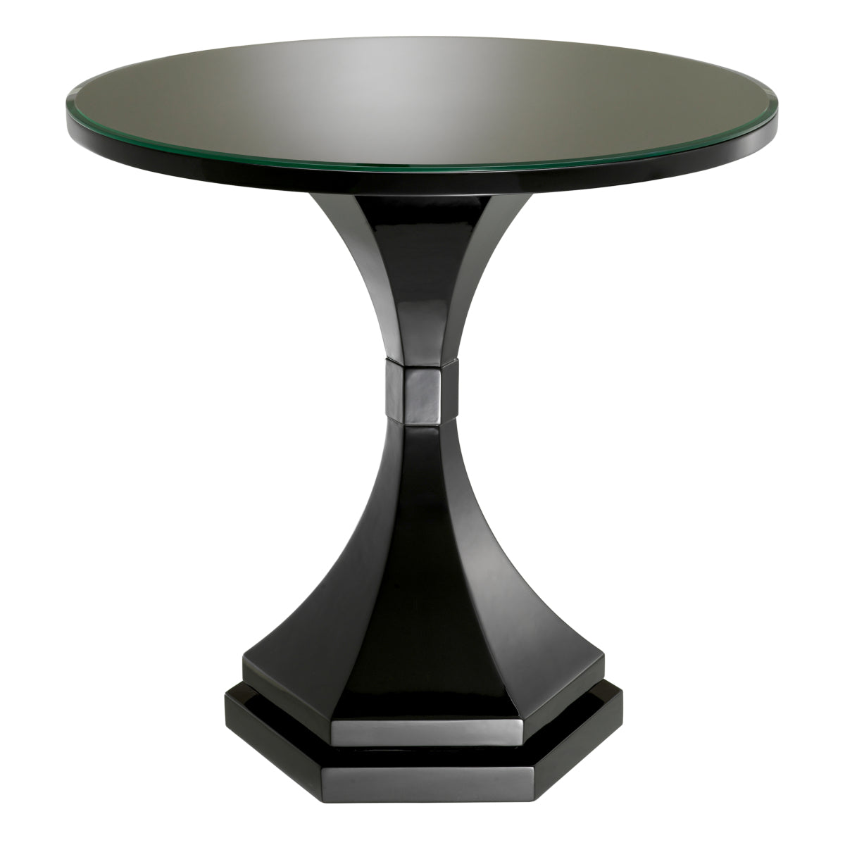 Măsuță auxiliară Harlem, negru lucios (piano black)