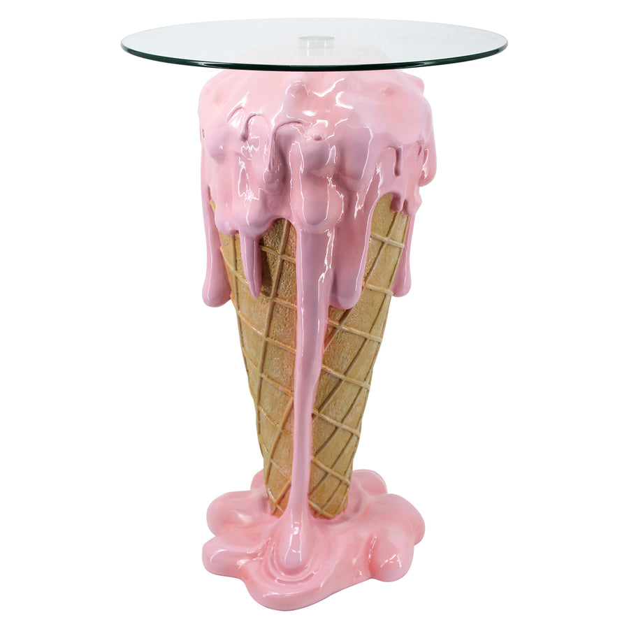 Măsuță auxiliară Ice, roz