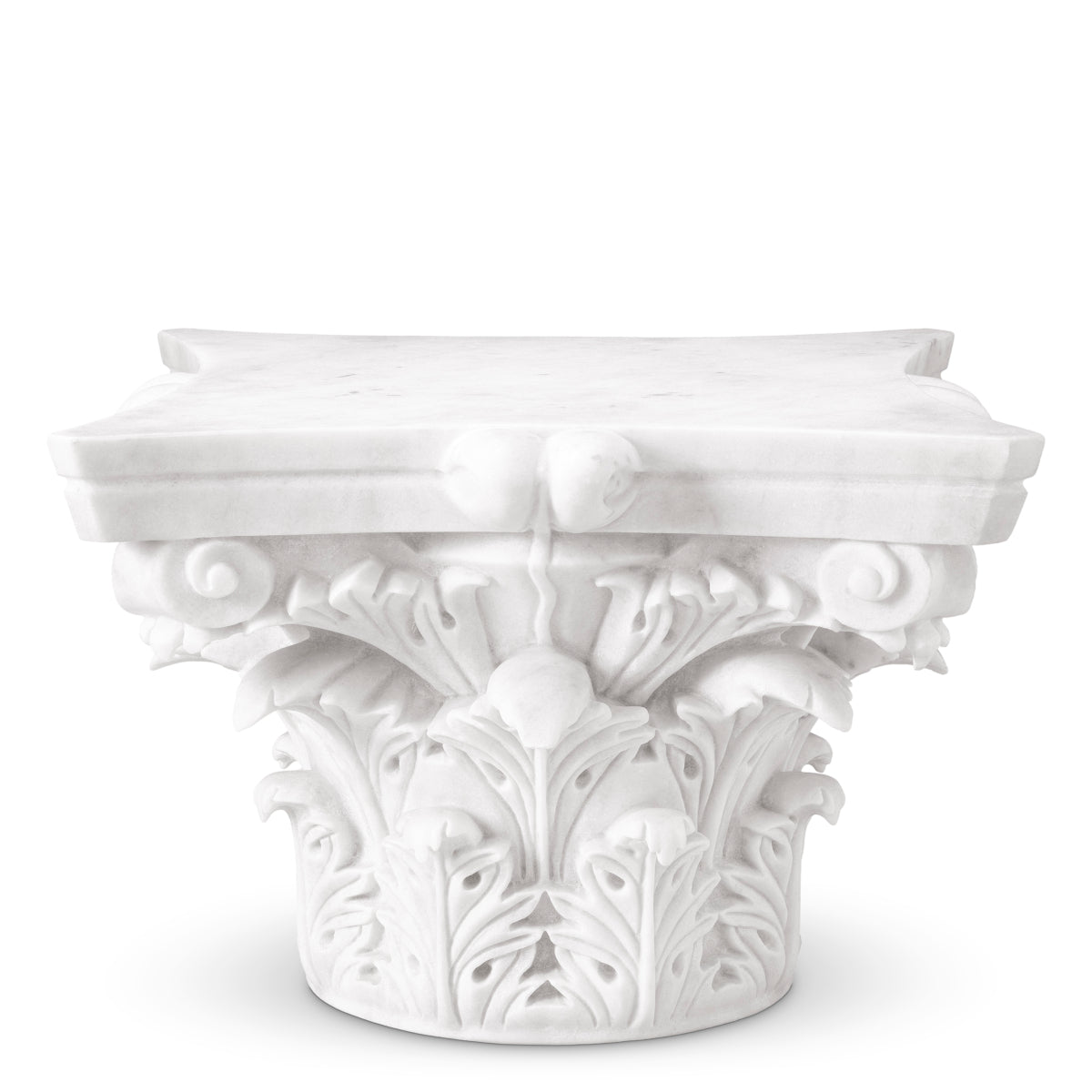 Măsuță de cafea Acanthus, marmură albă