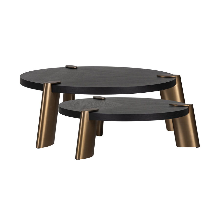 Măsuță de cafea Alexander Jones, antracit (Brody) (set de 2)