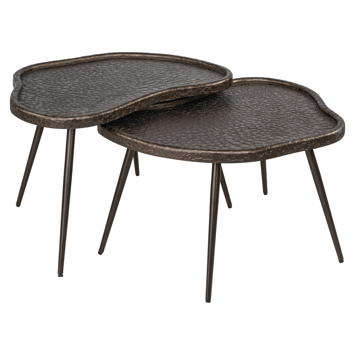 Măsuță de cafea Bean, Brunzae (set de 2)