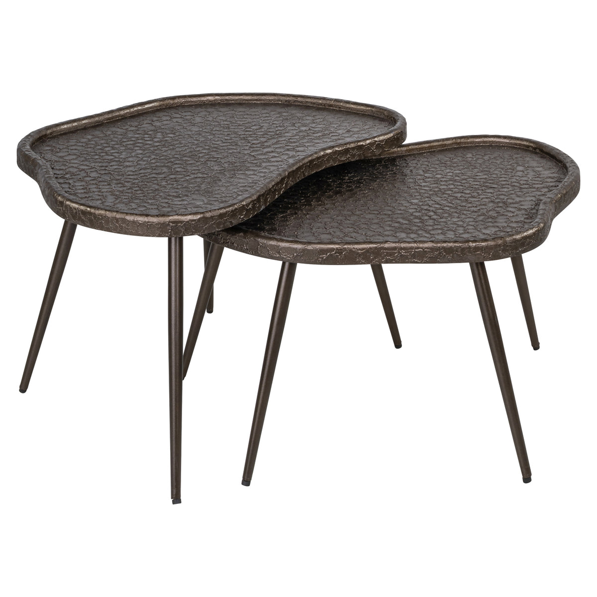 Măsuță de cafea Bean, Brunzae (set de 2)