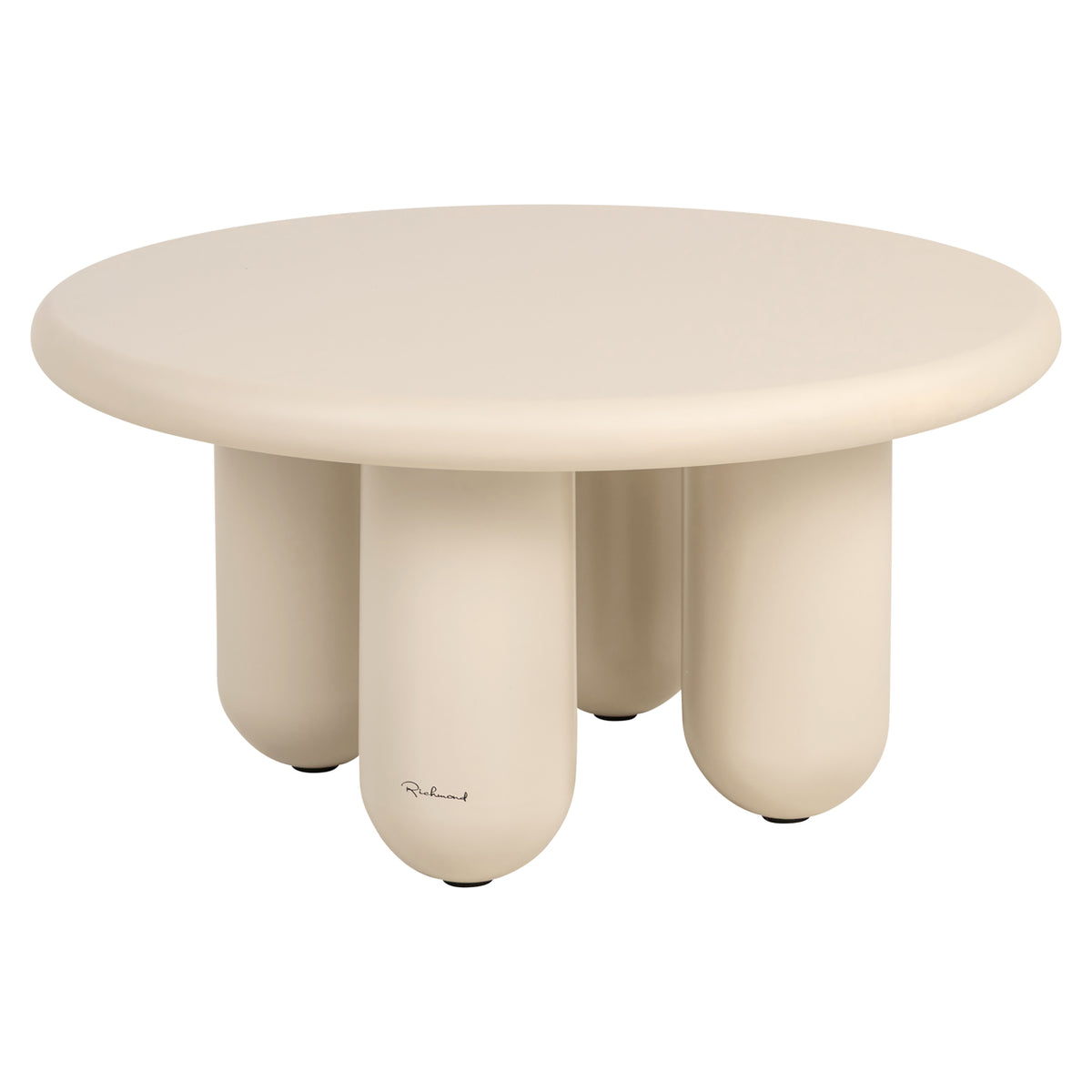 Măsuță de cafea Calma, bej, Ø 80 cm