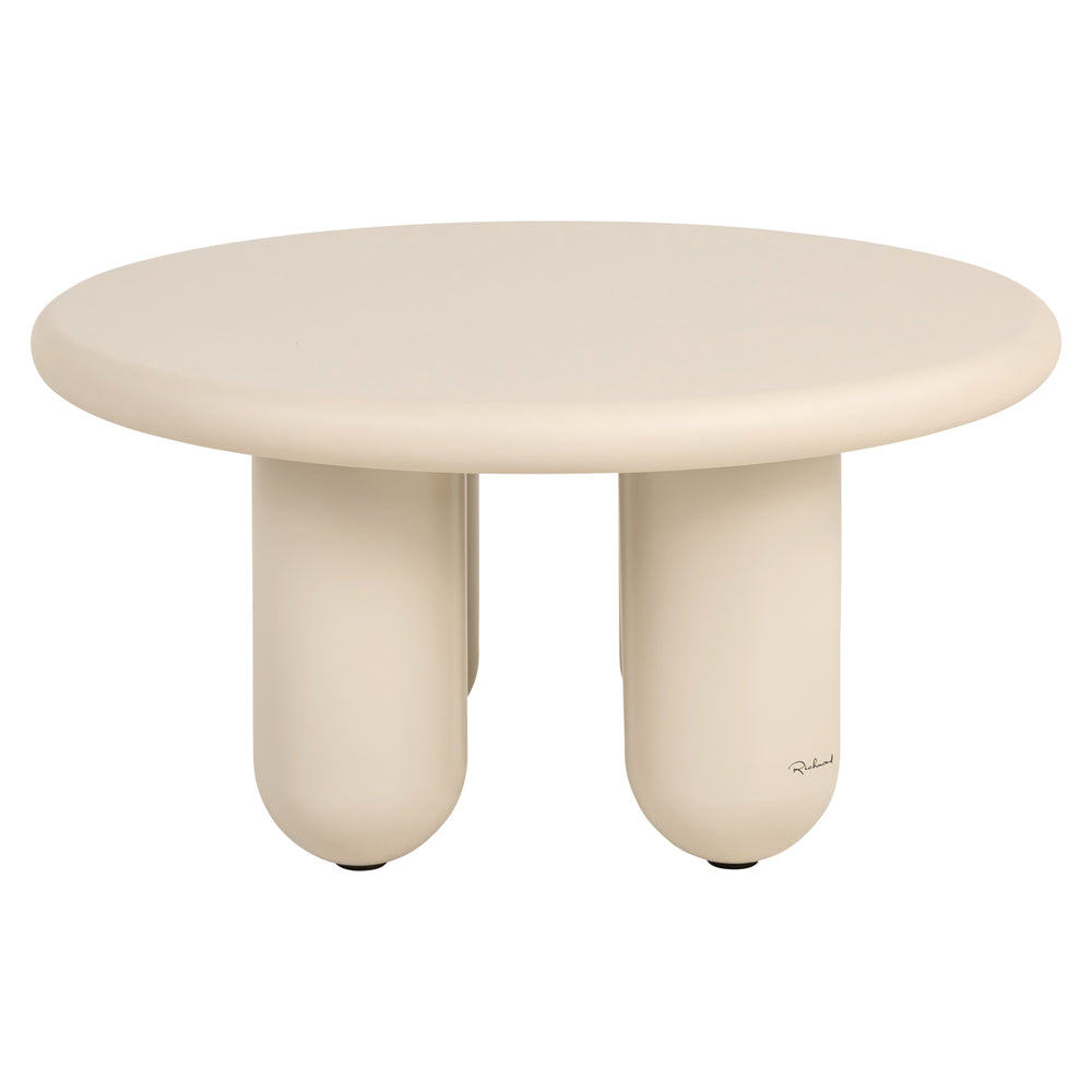 Măsuță de cafea Calma, bej, Ø 80 cm