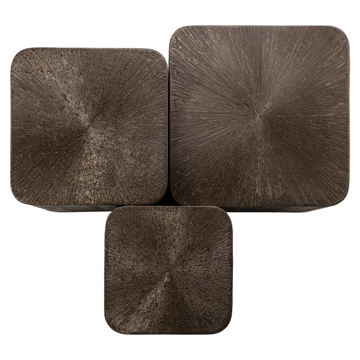 Măsuță de cafea Cubes, Brunzae (set de 3)