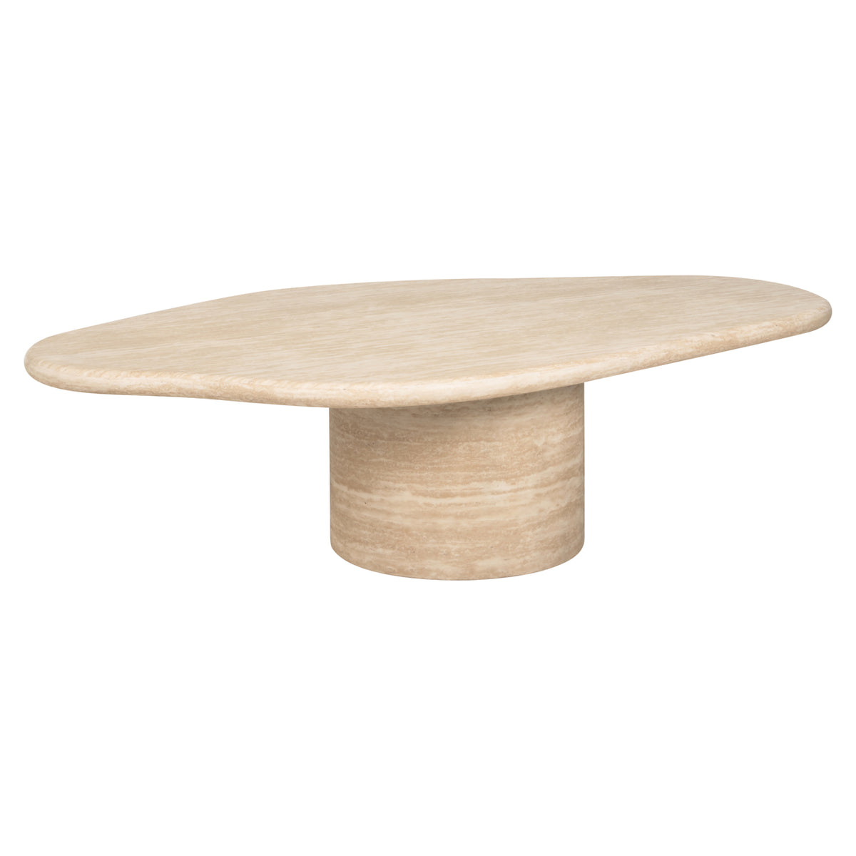 Măsuță de cafea Fictus, bej, 130 cm