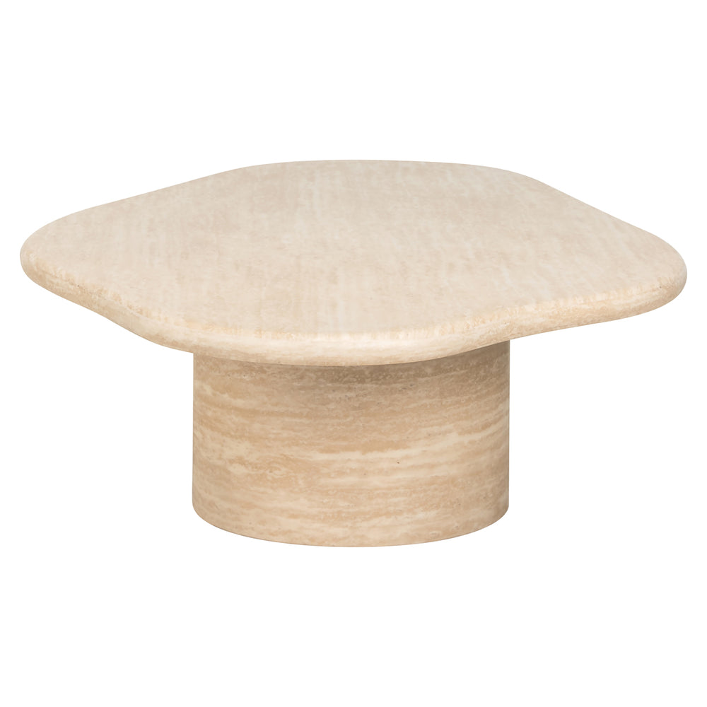 Măsuță de cafea Fictus, bej, 130 cm