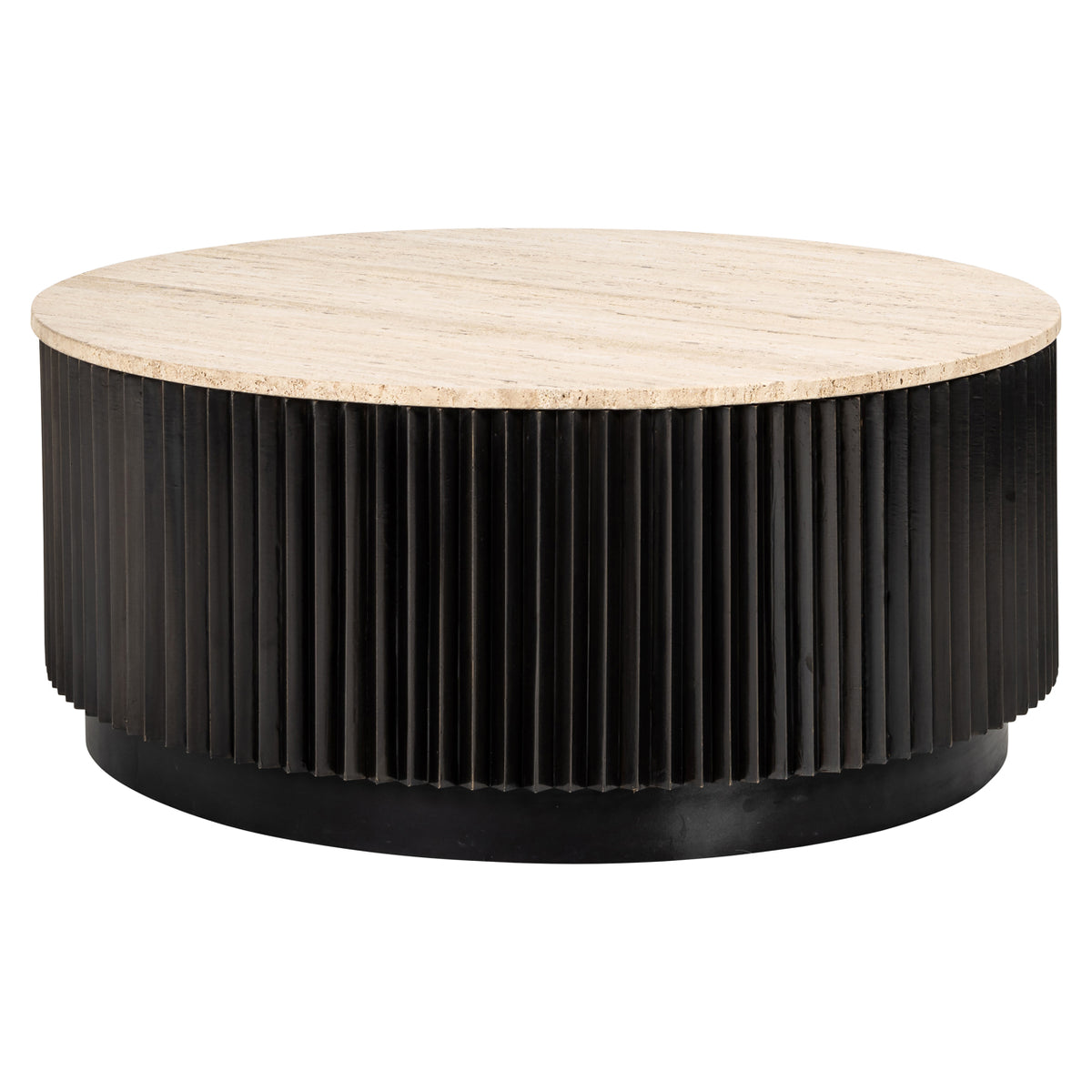 Măsuță de cafea Hampton, maro închis, Ø 90 cm